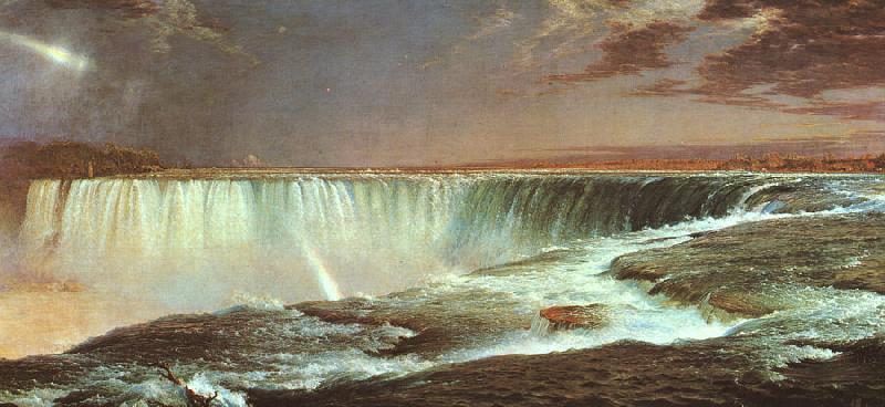 Frederick Edwin Church Niagara Falls Sweden oil painting art
